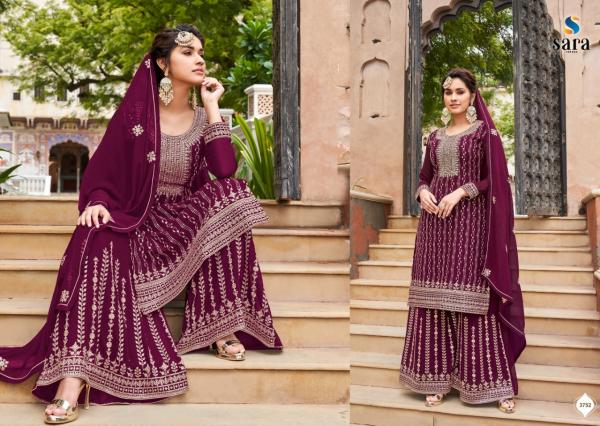 Sara Khwahish Heavy Designer Embroidery Suit Collection